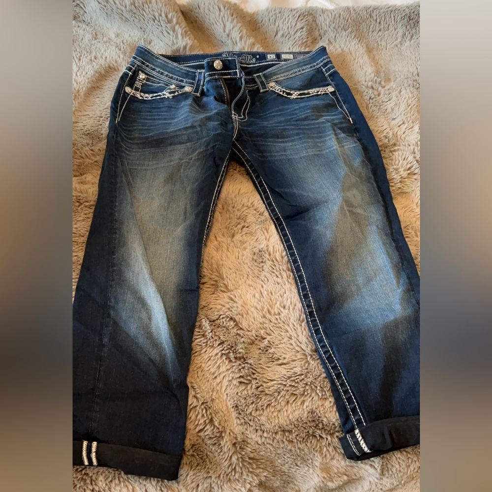 Miss Me size 32 skinny crop jeans